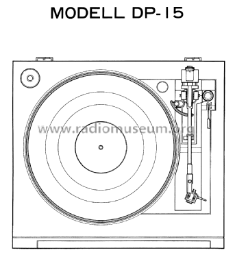 Turntable - Plattenspieler DP-15; Mitsubishi Electric (ID = 2099439) R-Player