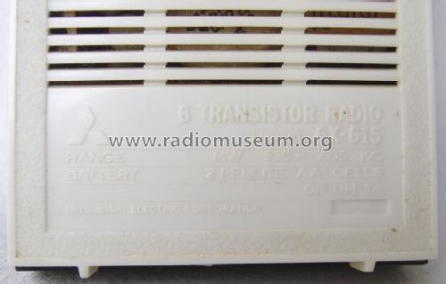 Six Transistor 6X-615; Mitsubishi Electric (ID = 1637495) Radio