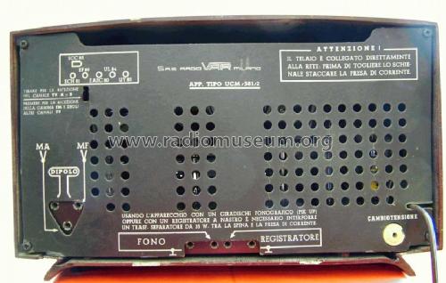 Rodi UCM581/2; Mivar VAR; Milano (ID = 384668) Radio