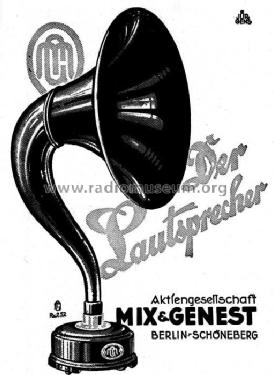 Trichter gross ; Mix & Genest AG (ID = 316293) Speaker-P