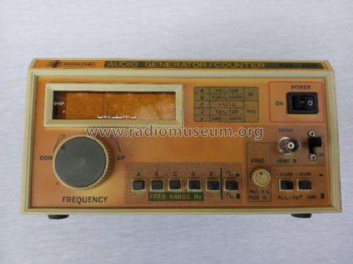 Audio Generator / Counter AGD-2000; Monacor, Bremen (ID = 2678437) Equipment