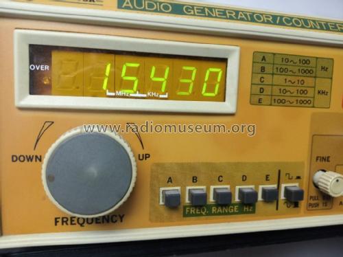 Audio Generator / Counter AGD-2000; Monacor, Bremen (ID = 2678444) Equipment