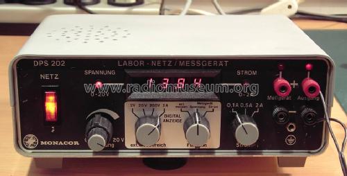 Labor-Netzgerät DPS-202; Monacor, Bremen (ID = 369765) Ausrüstung
