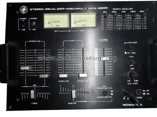 Stereo Equalizer Mischpult MPX8000; Monacor, Bremen (ID = 1135669) Ampl/Mixer