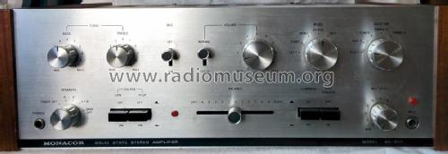 Solid State Stereo Amplifier SA-800; Monacor, Bremen (ID = 1795291) Ampl/Mixer