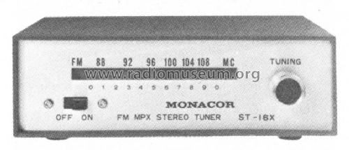 Stereo-Tuner ST-16X; Monacor, Bremen (ID = 112684) Radio