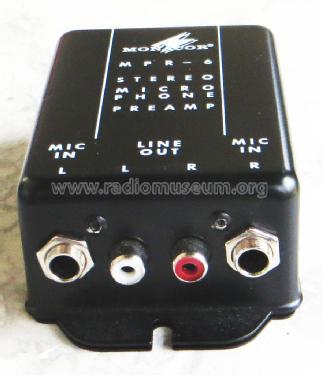 Stereo-Mikrofon-Vorverstärker MPR-6 Best.Nr. 21.0680; Monacor, Bremen (ID = 2586798) Ampl/Mixer