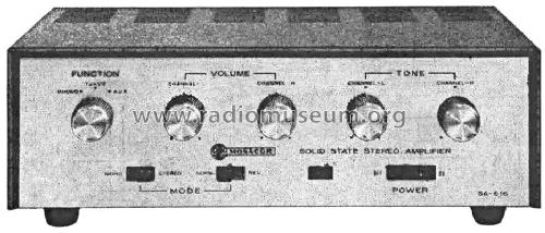 Stereophonic Amplifier SA-616; Monacor, Bremen (ID = 1208022) Ampl/Mixer