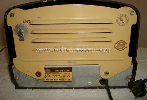 04BR-512A Order= P462 B 512 ; Montgomery Ward & Co (ID = 1242368) Radio