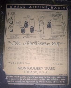 04WG-727 ; Montgomery Ward & Co (ID = 2247302) Radio