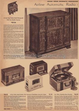 Airline 14BR-530A Order= P462 C 530 ; Montgomery Ward & Co (ID = 1973795) Radio