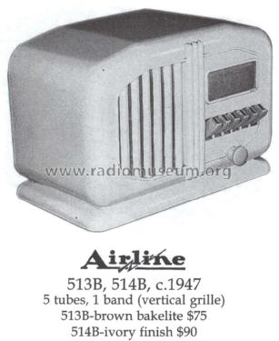 Airline 14BR-514B ; Montgomery Ward & Co (ID = 1387083) Radio