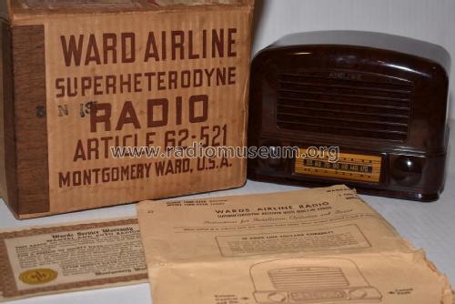 14BR-521A Order= P462 A 521 ; Montgomery Ward & Co (ID = 2244548) Radio