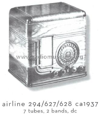 Airline 628 ; Montgomery Ward & Co (ID = 1551225) Radio