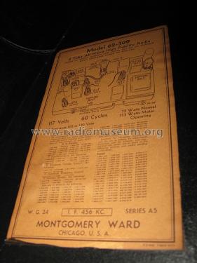 62-309 'Movie Dial' ; Montgomery Ward & Co (ID = 1560178) Radio