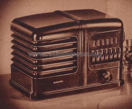 83-BR-502 Series A; Montgomery Ward & Co (ID = 1881943) Radio