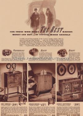 62-709 Order= 262 B 709 ; Montgomery Ward & Co (ID = 1897351) Radio