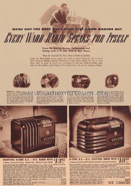 93WG-605 Order= P462 C 605 ; Montgomery Ward & Co (ID = 1891569) Radio