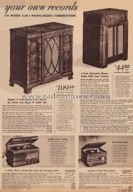 Airline 04BR-1106A Order= 162 B 1106 ; Montgomery Ward & Co (ID = 1939935) Radio