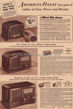 Airline 04BR-513A Order= P462 B 513 ; Montgomery Ward & Co (ID = 1921961) Radio