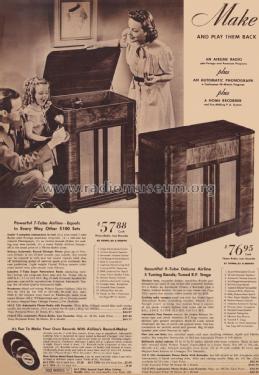 Airline 04BR-904A Order= 162 C 904 ; Montgomery Ward & Co (ID = 1938638) Radio