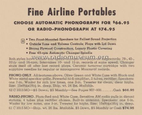 Airline 1013 ; Montgomery Ward & Co (ID = 2131274) Ton-Bild