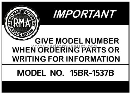 Airline 15BR-1537B ; Montgomery Ward & Co (ID = 2823689) Radio