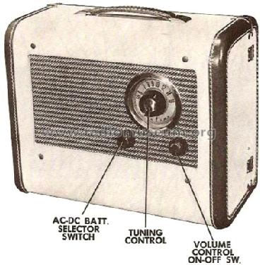 Airline 15GHM-1070A ; Montgomery Ward & Co (ID = 486936) Radio