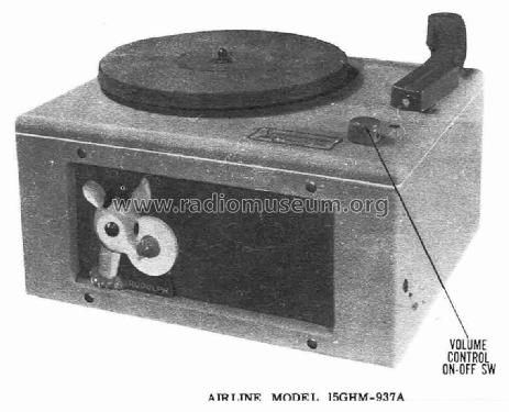 Airline 15GHM-937A; Montgomery Ward & Co (ID = 2921763) Enrég.-R