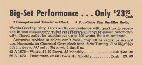 Airline 1676 ; Montgomery Ward & Co (ID = 2136779) Radio