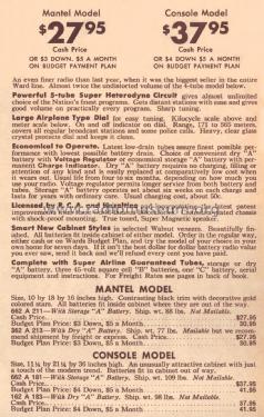 Airline 183 Order= 162 A 183 ; Montgomery Ward & Co (ID = 1838124) Radio