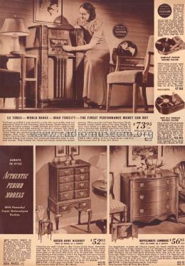 Airline 2074 Order= 462 C 2074 Plug-in Record Player; Montgomery Ward & Co (ID = 1892990) R-Player