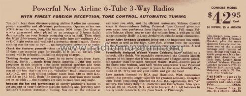 Airline 04WG-2674A Order= P162 B 2674 ; Montgomery Ward & Co (ID = 1923273) Radio