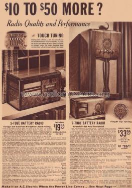 Airline 342 Order= P162 A 342 ; Montgomery Ward & Co (ID = 1881531) Radio