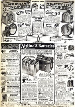 Airline 575 Order= 562 G or C 575; Montgomery Ward & Co (ID = 1751056) Speaker-P
