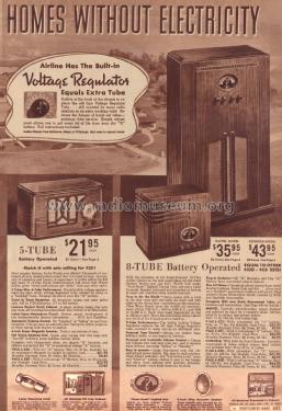 Airline 62-430 Order= 162 C 430 ; Montgomery Ward & Co (ID = 1848605) Radio