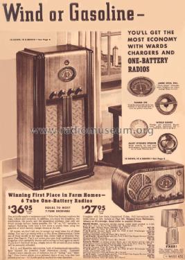 Airline 62-466 Order= P162 B 466 ; Montgomery Ward & Co (ID = 1855747) Radio