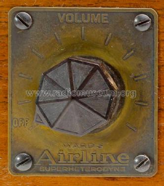 Airline 62-98 Order= 562 D 98; Montgomery Ward & Co (ID = 3001671) Radio