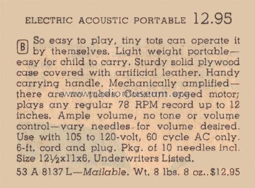 Airline 8137 ; Montgomery Ward & Co (ID = 2065868) Sonido-V