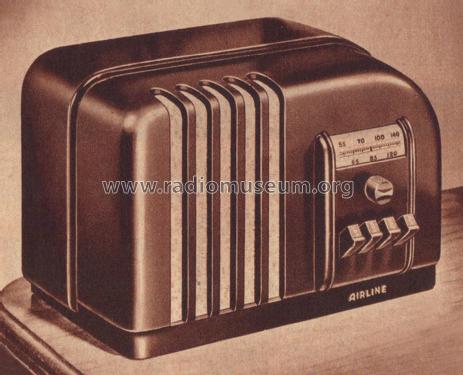 Airline 93BR-508A Order= P462 C 508 ; Montgomery Ward & Co (ID = 1891234) Radio