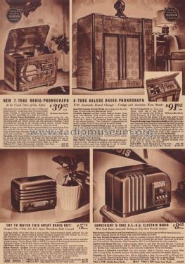 Airline 93BR-508A Order= P462 C 508 ; Montgomery Ward & Co (ID = 1891236) Radio