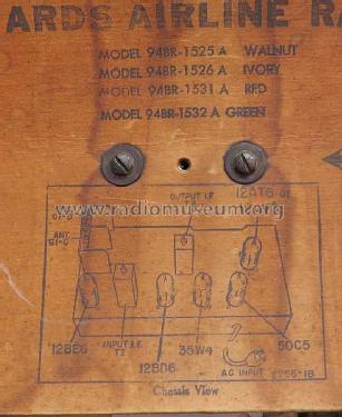 Airline 94BR-1526A ; Montgomery Ward & Co (ID = 1436666) Radio