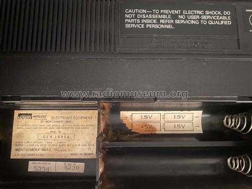 Airline AC/Battery Solid State GEN 1496A; Montgomery Ward & Co (ID = 2775697) Radio