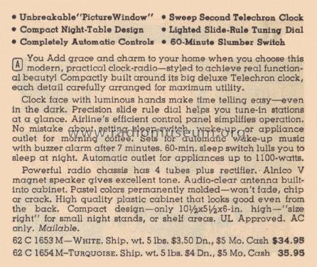 Airline Citation 1653; Montgomery Ward & Co (ID = 2112097) Radio