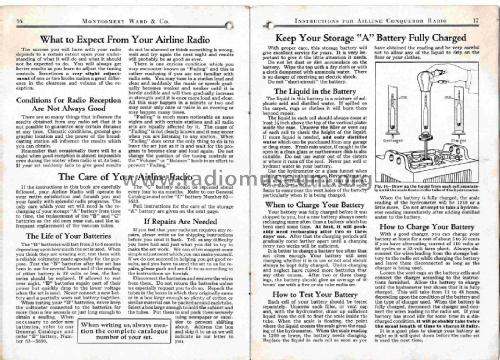 Airline Conqueror; Montgomery Ward & Co (ID = 2701695) Radio