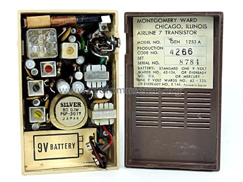 Airline GEN-1253A; Montgomery Ward & Co (ID = 2234290) Radio