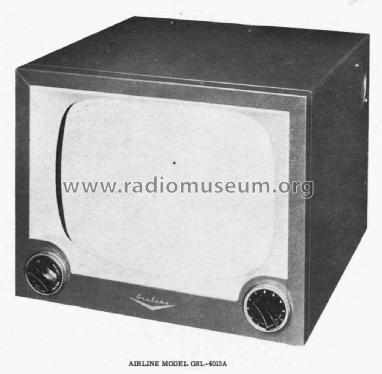 Airline GSL-4013A; Montgomery Ward & Co (ID = 2756023) Télévision