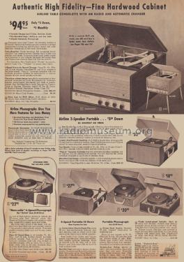 Airline JWR-894A ; Montgomery Ward & Co (ID = 2129405) Sonido-V
