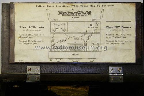 Airline Special 1923/1924 Model W-2; Montgomery Ward & Co (ID = 1300965) Radio