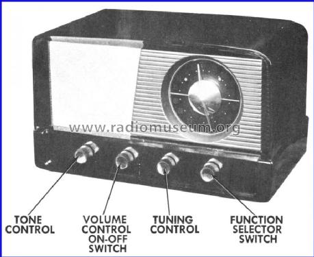 Airline WG-1572C; Montgomery Ward & Co (ID = 393845) Radio